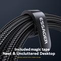 Cavo USB-C Essager ES-X47 da 240W con display digitale - 1m - Nero