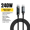 Cavo USB-C Essager ES-X47 da 240W con display digitale - 1m - Nero