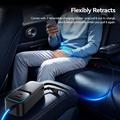 Caricabatterie da auto Essager F789 da 135W per sedile posteriore - 2 cavi USB-C, 4 ingressi USB-C e 2 ingressi USB-A - 1.5m - Nero