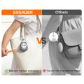 Essager H7 - Allarme di sicurezza portachiavi personale - 130dB - Grigio