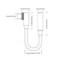 Adattatore audio Essager da USB-C a 3.5mm a L - 12cm - Grigio