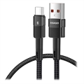 TOPK AC27 USB-C Data & Charging Cable with LCD Display - 1m - Black