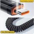 Cavo USB-C Essager Spring con ricarica rapida PD - 1.8m/60W - Nero