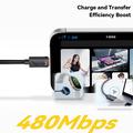 Cavo USB-C Essager Spring con ricarica rapida PD - 1.8m/60W - Nero