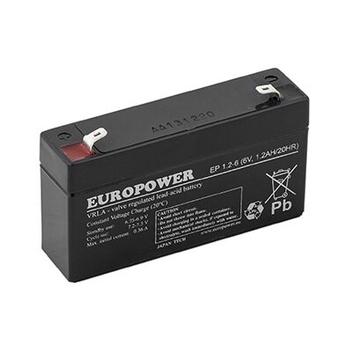 Europower EP1.2-6 Batteria AGM 6V/1.2Ah