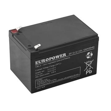 Europower EP12-12 Batteria AGM 12V/12Ah
