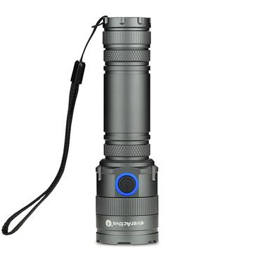 EverActive FL-4500R Torcia LED ricaricabile a cannone - 4500 lumen - Nero