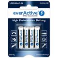 Pile alcaline EverActive Pro LR03/AAA 1250mAh - 4 pezzi.