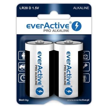 Batterie alcaline EverActive Pro LR20/D 17500mAh - 2 pz.