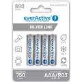 EverActive Silver Line EVHRL03-800 Batterie ricaricabili AAA 800mAh - 4 pezzi.