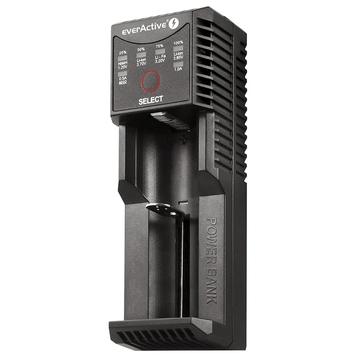 EverActive UC-100C Caricabatterie universale USB-C con funzione di power bank - Li-ion/Ni-MH/LiFePO4