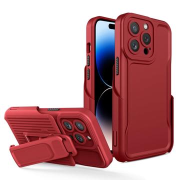 Custodia Ibrida iPhone 14 Pro Max con Clip Cintura Serie Explorer