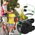 Corda di traino estensibile per biciclette per bambini - 2.6m - Nero