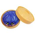 Giocattolo squishy dumpling con espressione degli occhi e cestello per cottura a vapore