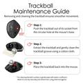 Mouse trackball wireless F-33 - 5 livelli di DPI