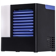 Mini condizionatore da tavolo F10 TJ-101 con luce notturna - Nero