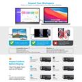 F156P02 Monitor portatile Full HD da 15.6" con supporto integrata - Nero