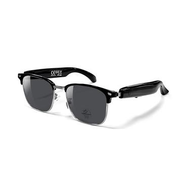 F20 Occhiali intelligenti AI con traduzione, musica/chiamate Bluetooth - Protezione UV - Nero