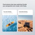 Drone professionale pieghevole F208 V.2.0 con telecomando dotato di schermo da 4,5" - Motori brushless, GPS - Nero