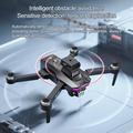 Drone professionale pieghevole F208 V.2.0 con telecomando dotato di schermo da 4,5" - Motori brushless, GPS - Nero