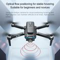 Drone professionale pieghevole F208 V.2.0 con telecomando dotato di schermo da 4,5" - Motori brushless, GPS - Nero