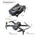 Drone professionale pieghevole F208 V.2.0 con telecomando dotato di schermo da 4,5" - Motori brushless, GPS - Nero