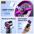 Videocamera portatile 2-in-1 F21 con ventola di raffreddamento ad aria