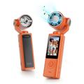 Videocamera portatile 2-in-1 F21 con ventola di raffreddamento ad aria - Arancione