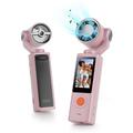 Videocamera portatile 2-in-1 F21 con ventola di raffreddamento ad aria - Rosa