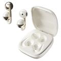 F22 Clip per orecchio OWS Cuffie wireless con riduzione del rumore ENC e Bluetooth 6.0 - Bianco