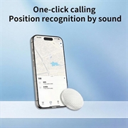 Localizzatore Bluetooth F26 anti-smarrimento - Compatibile con Apple Find My - Bianco