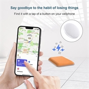 Localizzatore Bluetooth F26 anti-smarrimento - Compatibile con Apple Find My - Bianco