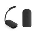 Lampada da lettura a LED con clip F26 e 3 livelli di luminosità - Nera