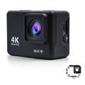 F300AB-R Action Camera 4K WiFi con touch screen e custodia subacquea - Nero