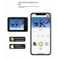 F300AB-R Action Camera 4K WiFi con touch screen e custodia subacquea - Nero