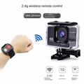 F300AB-R Action Camera 4K WiFi con touch screen e custodia subacquea - Nero