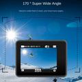 F300AB-R Action Camera 4K WiFi con touch screen e custodia subacquea - Nero
