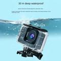 F300AB-R Action Camera 4K WiFi con touch screen e custodia subacquea - Nero