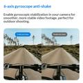 F308AATR WiFi 5K HD Sports Action Camera con stabilizzazione a 6 assi