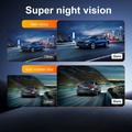 F310 Dash Cam a 3 canali - 4K anteriore, 2K abitacolo, 2K posteriore - Nero