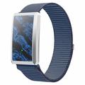 F360 Smart Band - Frequenza cardiaca, HRV, SpO2, monitoraggio del sonno, 44 modalità sportive - Cinturino in nylon - Blu