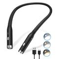 F4 Luce da collo ricaricabile a LED - Nero