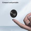 Mini localizzatore GPS F5 con custodia in silicone - Nero