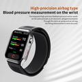 Orologio intelligente avanzato F520 con monitoraggio della pressione arteriosa con pompa ad aria - nero