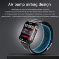 Smartwatch F530 con pompa ad aria per pressione sanguigna, ECG, frequenza cardiaca e monitoraggio del sonno - Nero