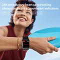 Smartwatch F530 con pompa ad aria per pressione sanguigna, ECG, frequenza cardiaca e monitoraggio del sonno - Nero