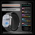 Smartwatch F530 con pompa ad aria per pressione sanguigna, ECG, frequenza cardiaca e monitoraggio del sonno - Nero