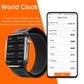 Smartwatch F530 con pompa ad aria per pressione sanguigna, ECG, frequenza cardiaca e monitoraggio del sonno - Nero