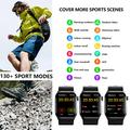 Smartwatch F530 con pompa ad aria per pressione sanguigna, ECG, frequenza cardiaca e monitoraggio del sonno - Nero