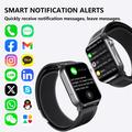Smartwatch F530 con pompa ad aria per pressione sanguigna, ECG, frequenza cardiaca e monitoraggio del sonno - Nero